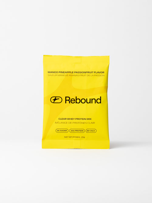 Rebound Clear Protein Mix - Mango Pineapple Passionfruit (20 Pack)