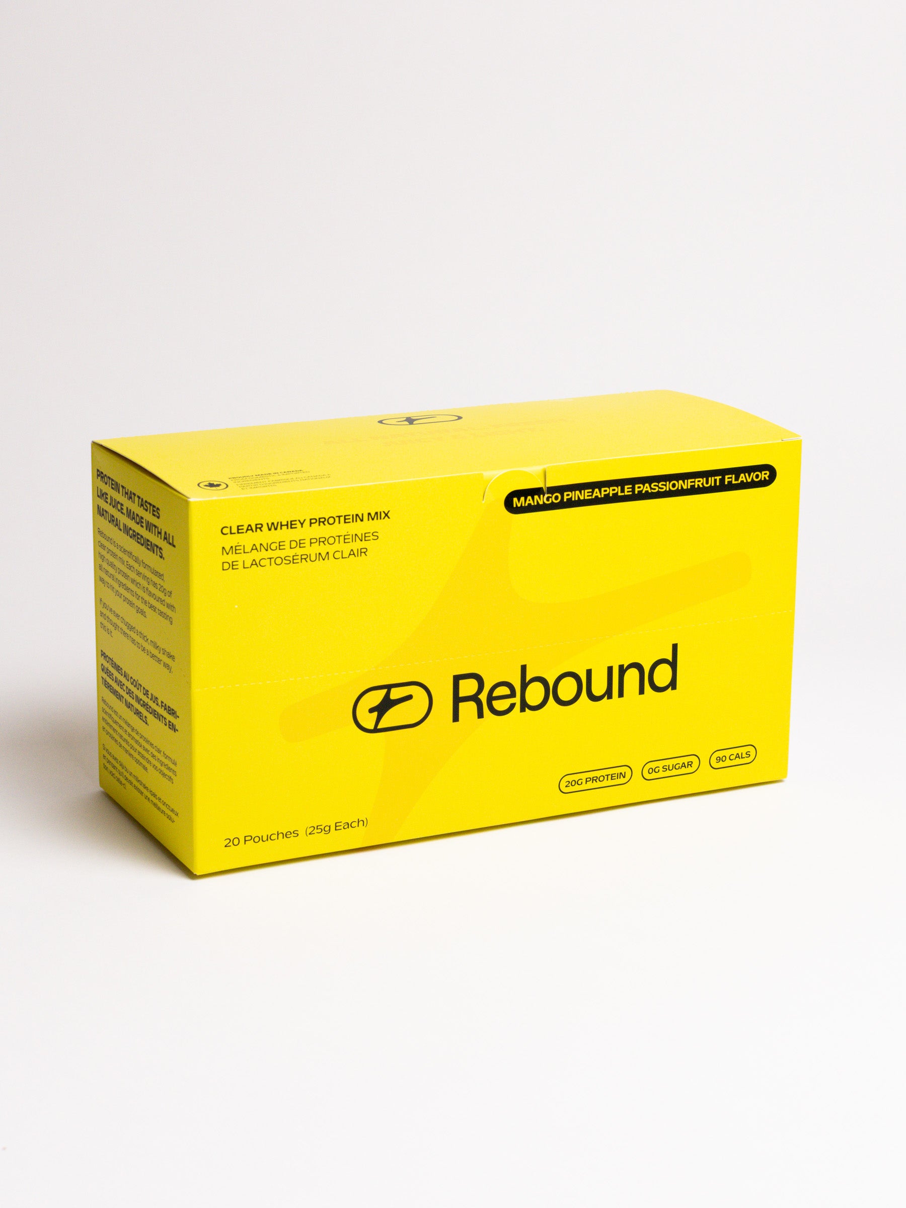 Rebound Clear Protein Mix - Mango Pineapple Passionfruit (20 Pack)